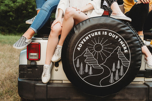 Adventure Is Out There Tire Cover