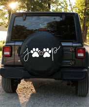 Paw Prints Girly Jeep Tire Cover