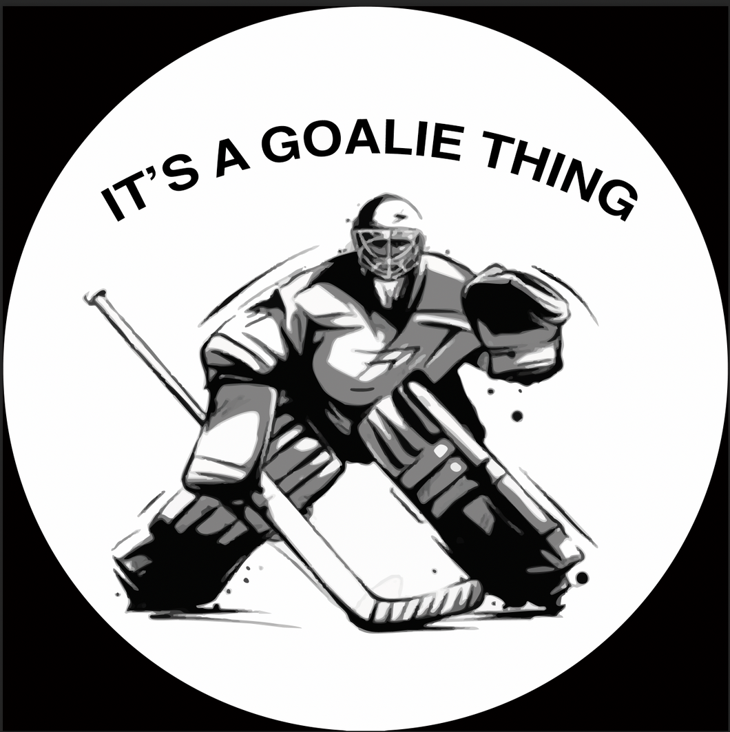 Custom Tire Cover - It's a Goalie Thing