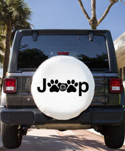 Paw Prints Jeep Tire Cover