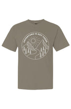 Adventure is Out There Short Sleeve T-Shirt Graphic on Front