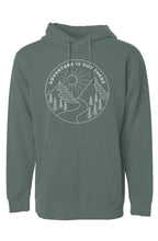 Adventure is Out There Hoodie Graphic on Front