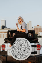 All Over Floral Tire Cover