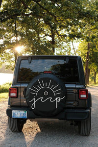 Jeep Sun and Wave Tire Cover