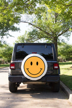 Yellow Smile Tire Cover